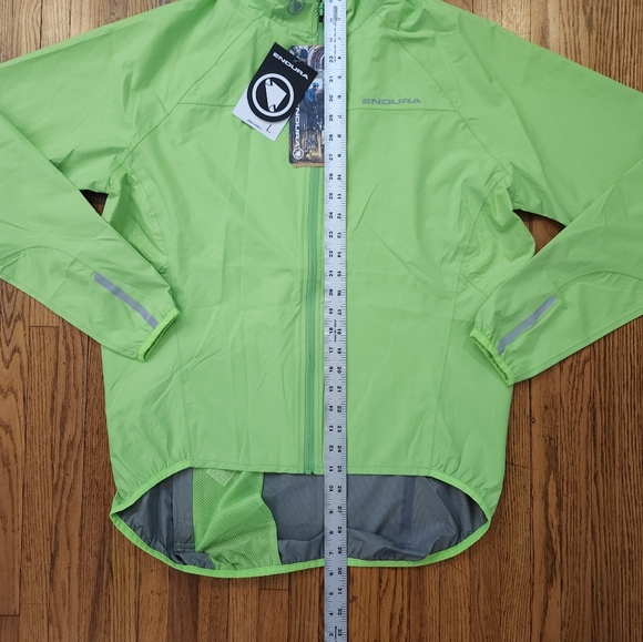 Endura Extract Jacket 2 Mens Size Large Hi Viz New Green Cycling - Picture 8 of 9